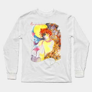 girl cat Long Sleeve T-Shirt